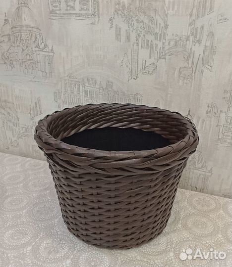 Кашпо 16 л. коричневый цвет