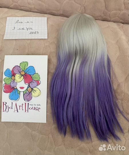 Парик альпака сури минифи 18см bjd