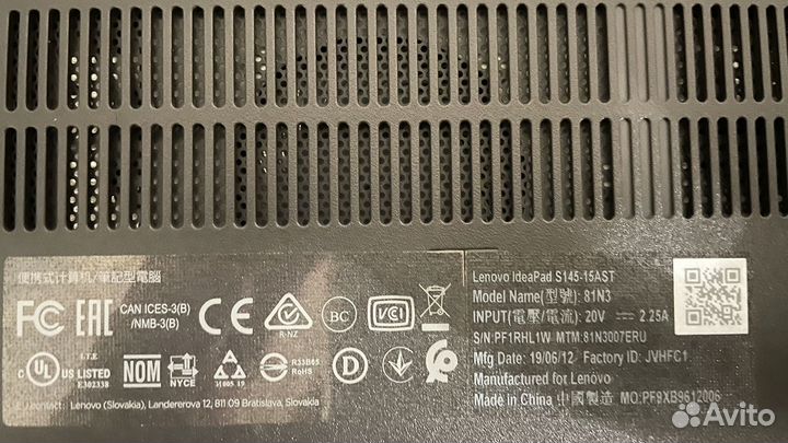 Ноутбук lenovo