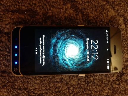 Чехол-аккумулятор DF2200mAh для iPhone 5/5S/SE