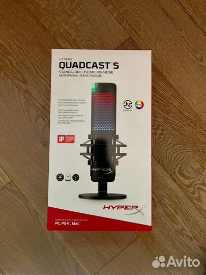 Микрофон hyperx quadcast s