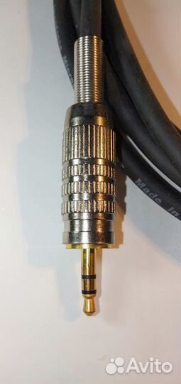 Кабель Bespeco jack 3.5 stereo-jack 6,3 stereo 3 м