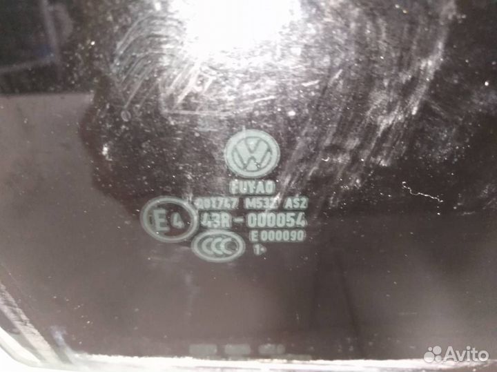 Стекло двери задней правой Volkswagen Polo Sed RUS