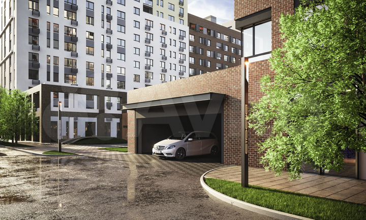 2-к. квартира, 63,3 м², 17/25 эт.