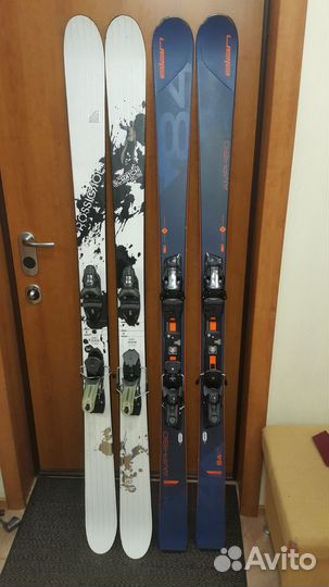Горные лыжи Elan и Rossignol