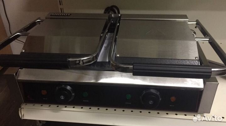 Гриль прижимной 2 зоны нагрева