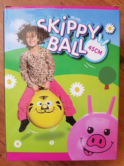 Мяч гимнастический детский с рожками 45 см