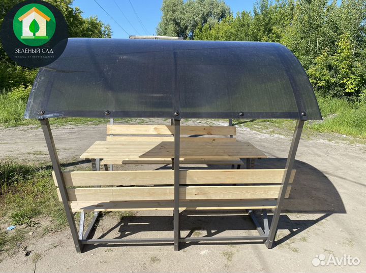 Беседка из поликарбоната