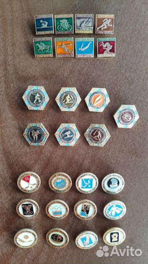 Значки СССР. Спорт. Серии (4)