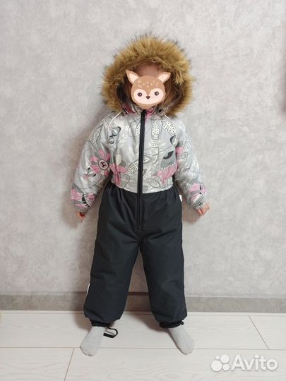 Зимний комбинезон для девочки Huppa, 98