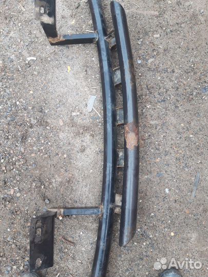 Защита переднего и заднего бампера нива шеви