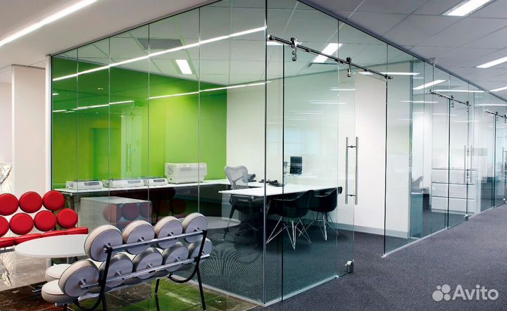 Перегородка стекло