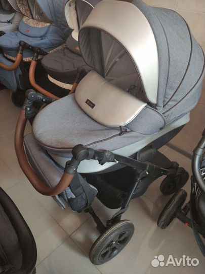 Коляска tutis nanni серебро