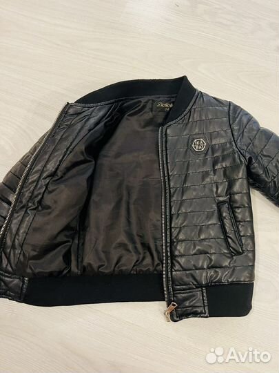 Куртка на мальчика, экокожа