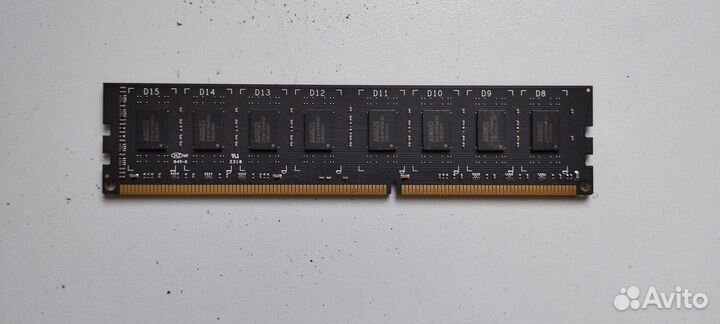 DDR3, 8 гбx1 шт, 1600 мгц, 11-11-11-28 оперативная