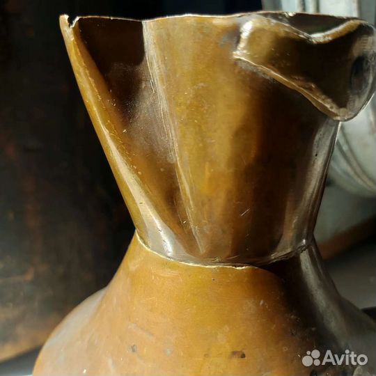 Кувшин медный старинный