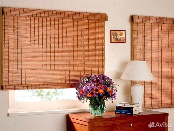 Римские шторы с установкой 