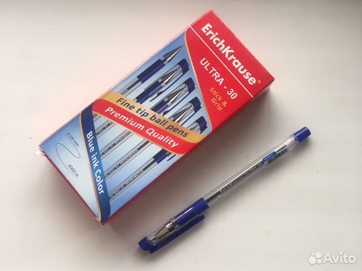Ручка шариковая Erich Krause Ultra-30, синияя