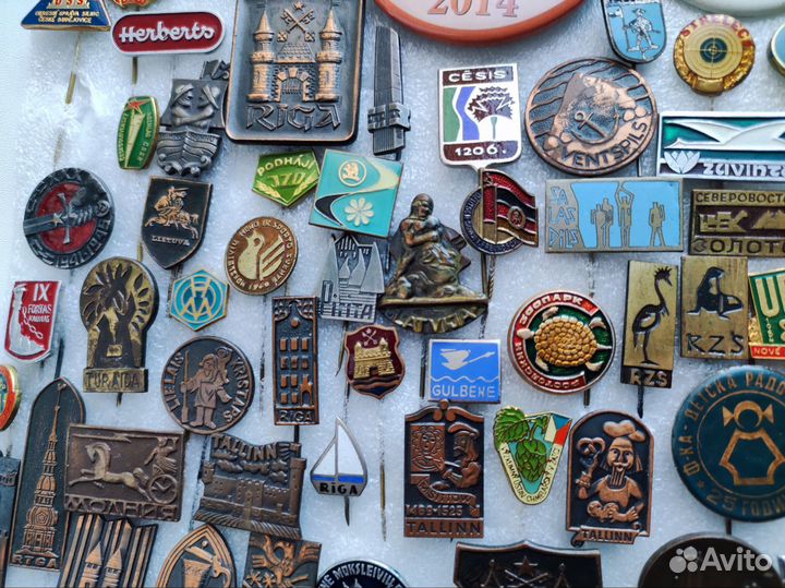 Значки кпсс, Прибалтика тяжёлые), иностран