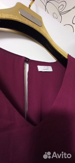 Платье вечернее макси 44 вишня