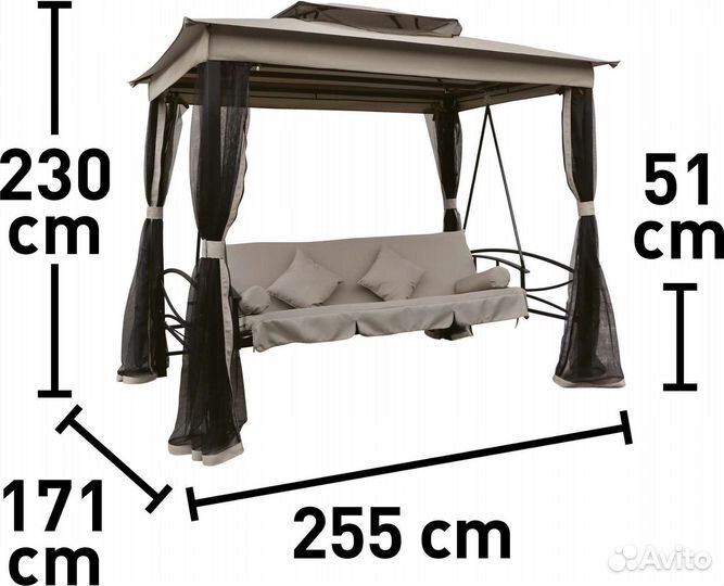 Садовые качели на любой