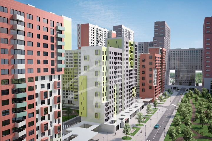 1-к. квартира, 43,1 м², 2/18 эт.