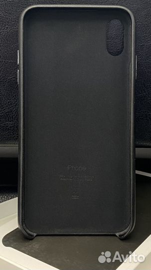 Чехол Leather Case iPhone XS - XS Max