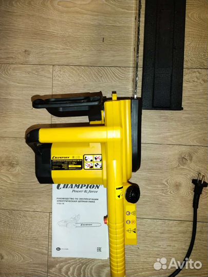 Электро цепная пила champion