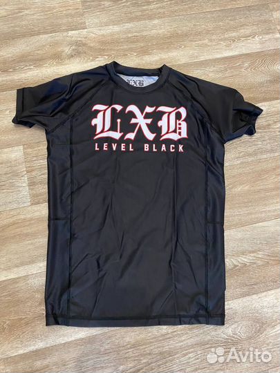 Рашгард LXB Level Black wrestle jitsu V3 RED