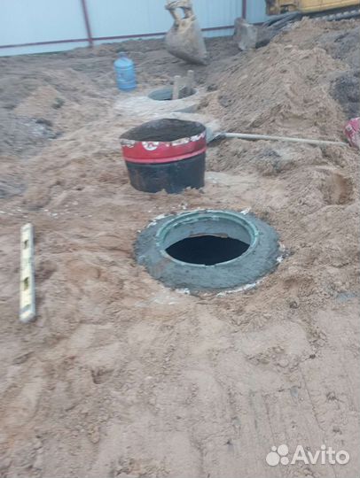 Септик из бетонных колец под ключ