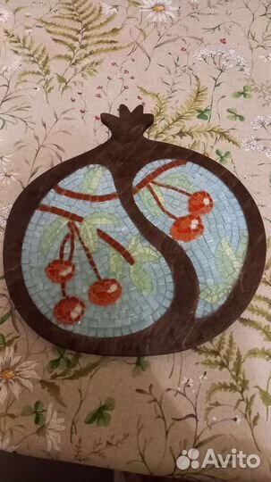 Поднос, разделочная доска, пано. мозаика