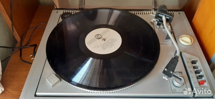 Проигрыватель винила вега-109 стерео с колонками