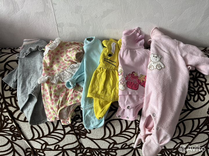 Вещи пакетом на девочку 56 62