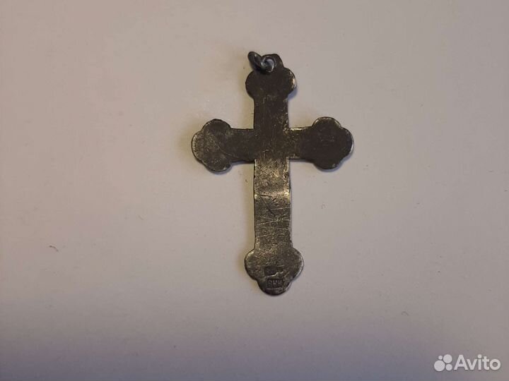 Старинный серебряный крест