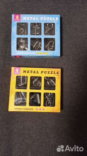 Головоломки металические