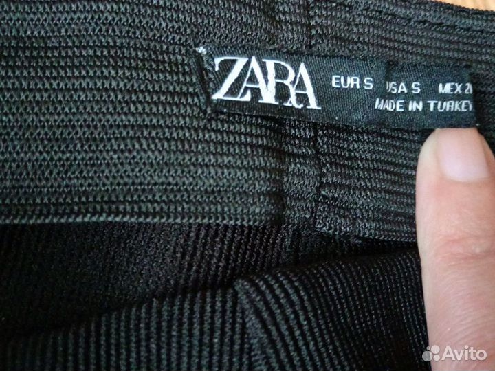 Брюки/ легинсы в рубчик Zara 36