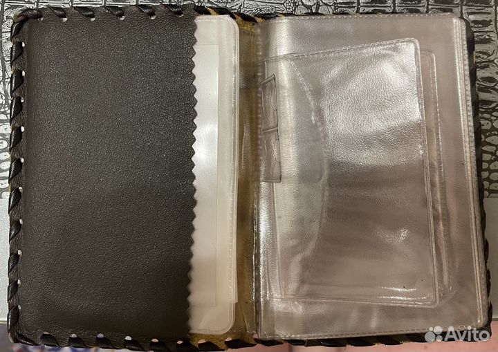 Кожаная обложка для пасп. портмоне для документов