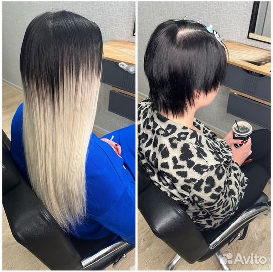 Наращивание натуральных волос