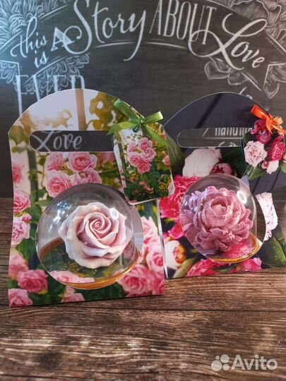 Роза в Куполе Мыло ручной работы