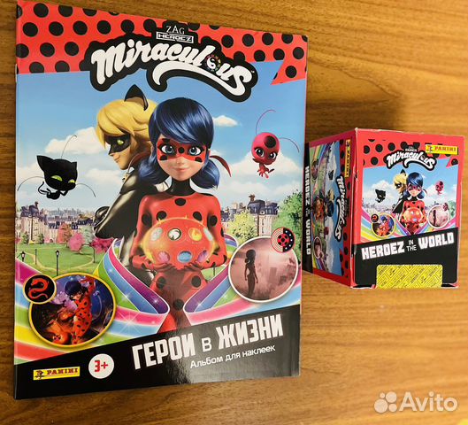 Альбом и блок Леди Баг супер-кот Panini