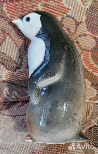 Фарфоровые статуэтка СССР лфз пингвин