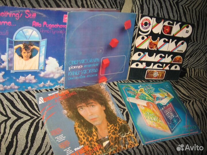 Пласинки винил СССР (набор № 4) + бобины катушки