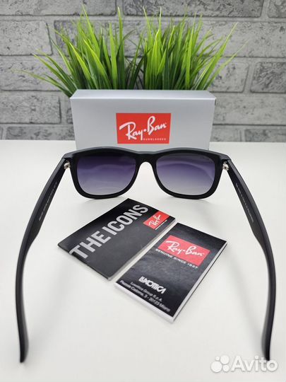 Очки Ray Ban Justin 4165 Purple Матовые