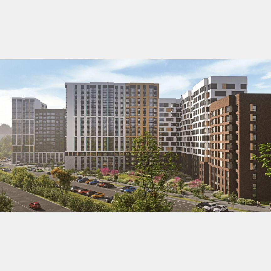 1-к. квартира, 53,1 м², 16/17 эт.