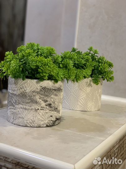 Искусственная зелень искусственная трава в горшке