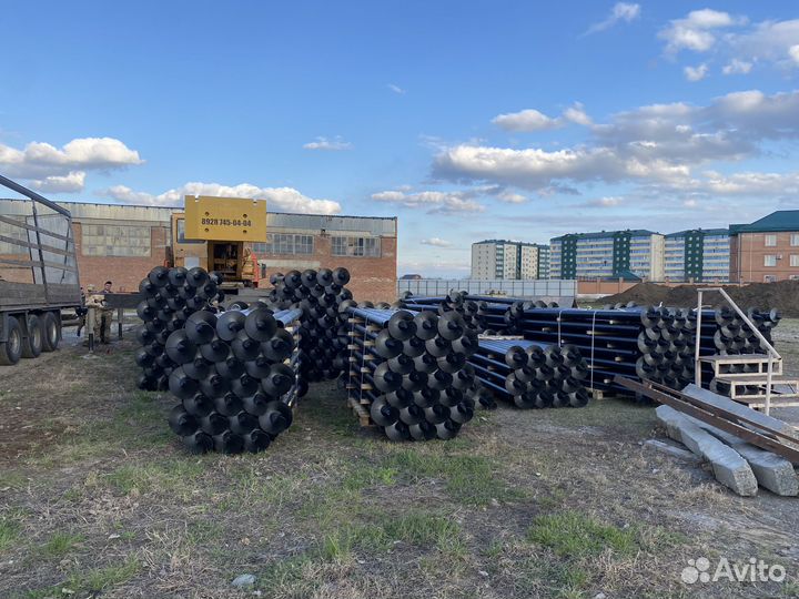 Свайно винтовой фундамент