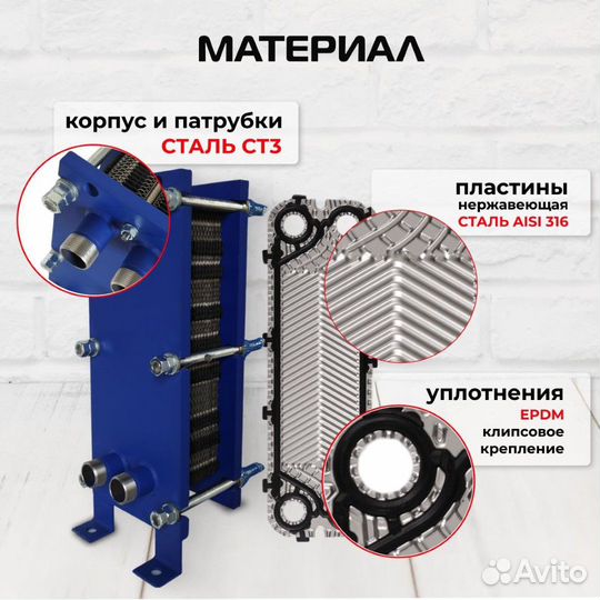 Теплообменник тт20-20 для вентиляции 10кВт