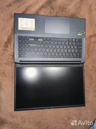 Ноутбук asus на гарантии, r5 5600+rtx3050, 16+512