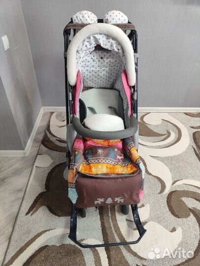 Коляска санки