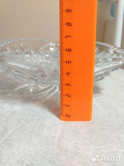 Ваза конфетница СССР хрусталь